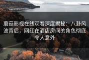蘑菇影视在线观看深度揭秘：八卦风波背后，网红在酒店房间的角色彻底令人意外
